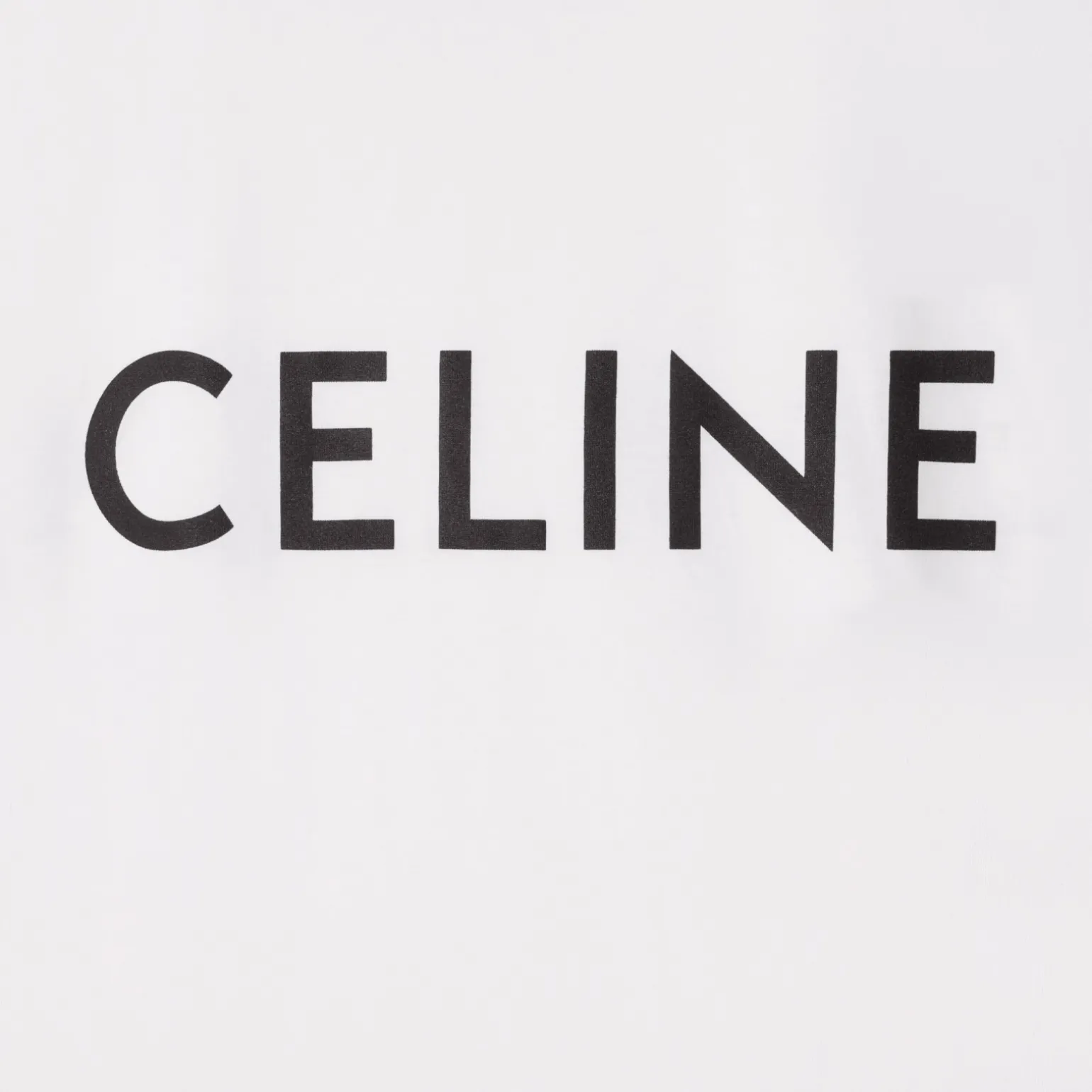 CELINE LOOSE T-SHIRT IN COTTON JERSEY