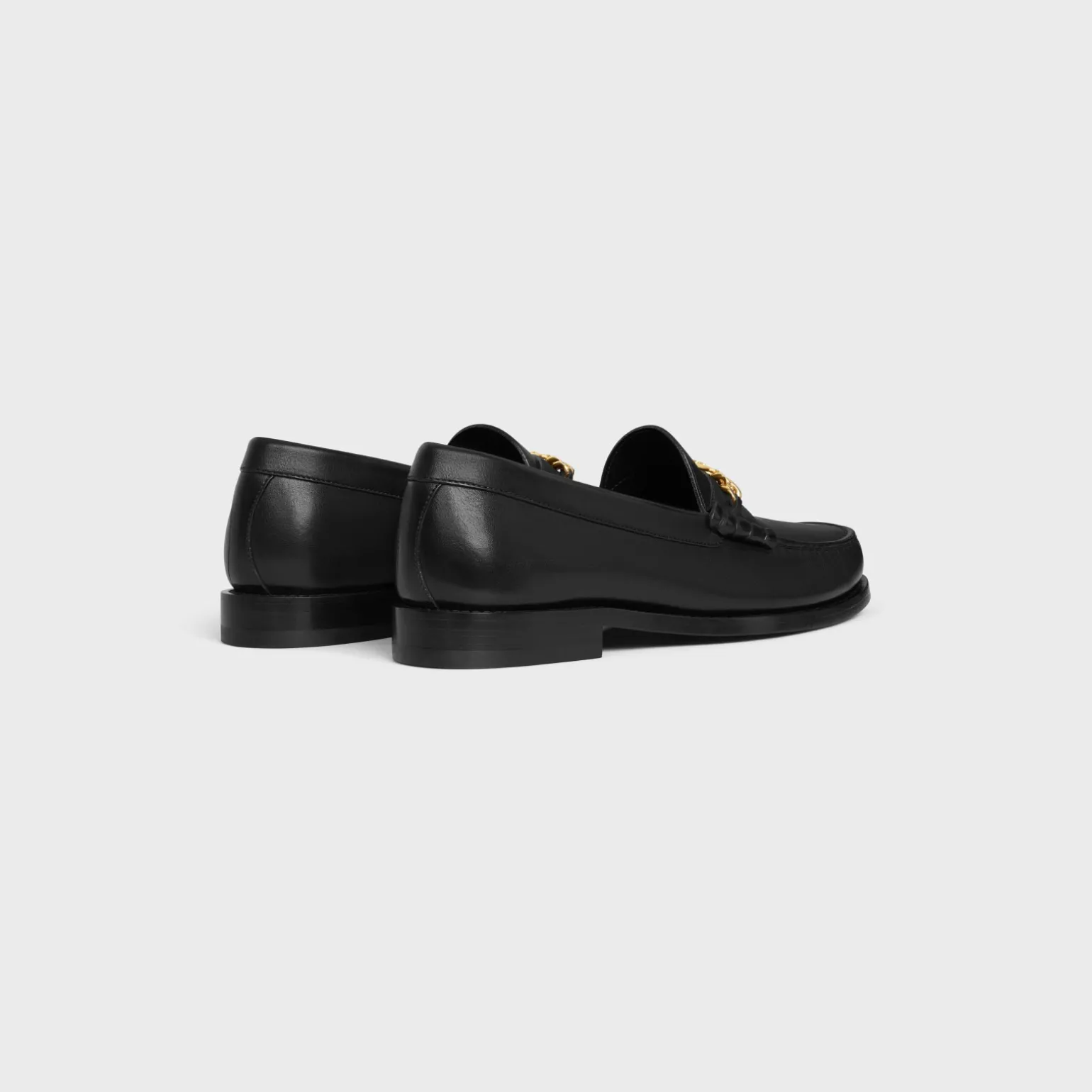 CELINE LUCO TRIOMPHE CHAIN LOAFER in CALFSKIN