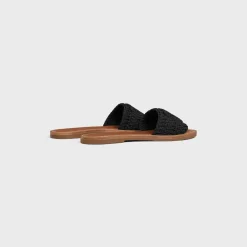 CELINE LYMPIA MULE in TRIOMPHE KNITTED COTTON