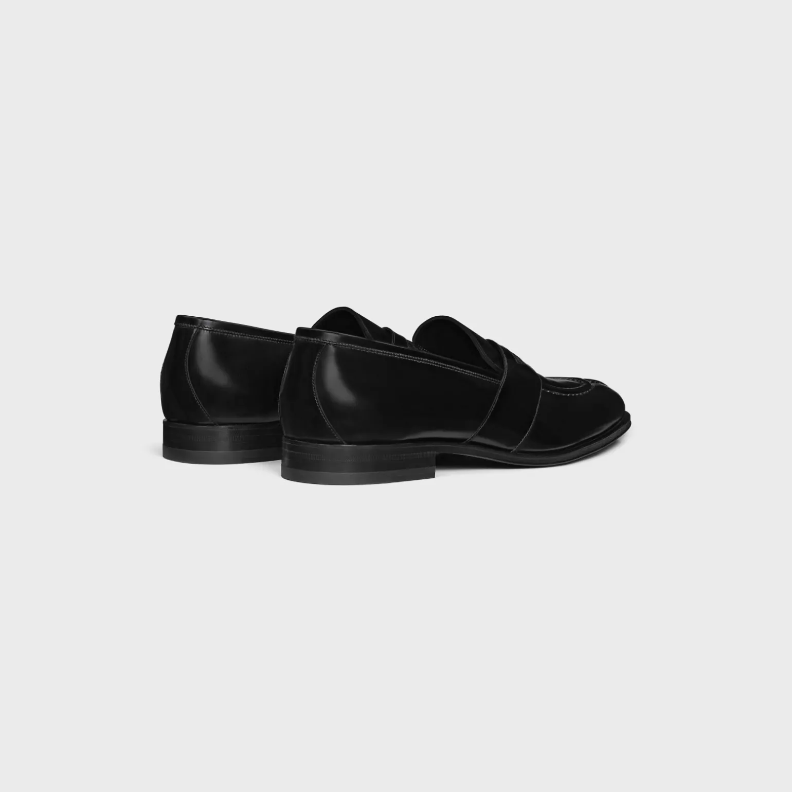 CELINE MALAQUAIS PENNY TRIOMPHE LOAFER in POLISHED BULL
