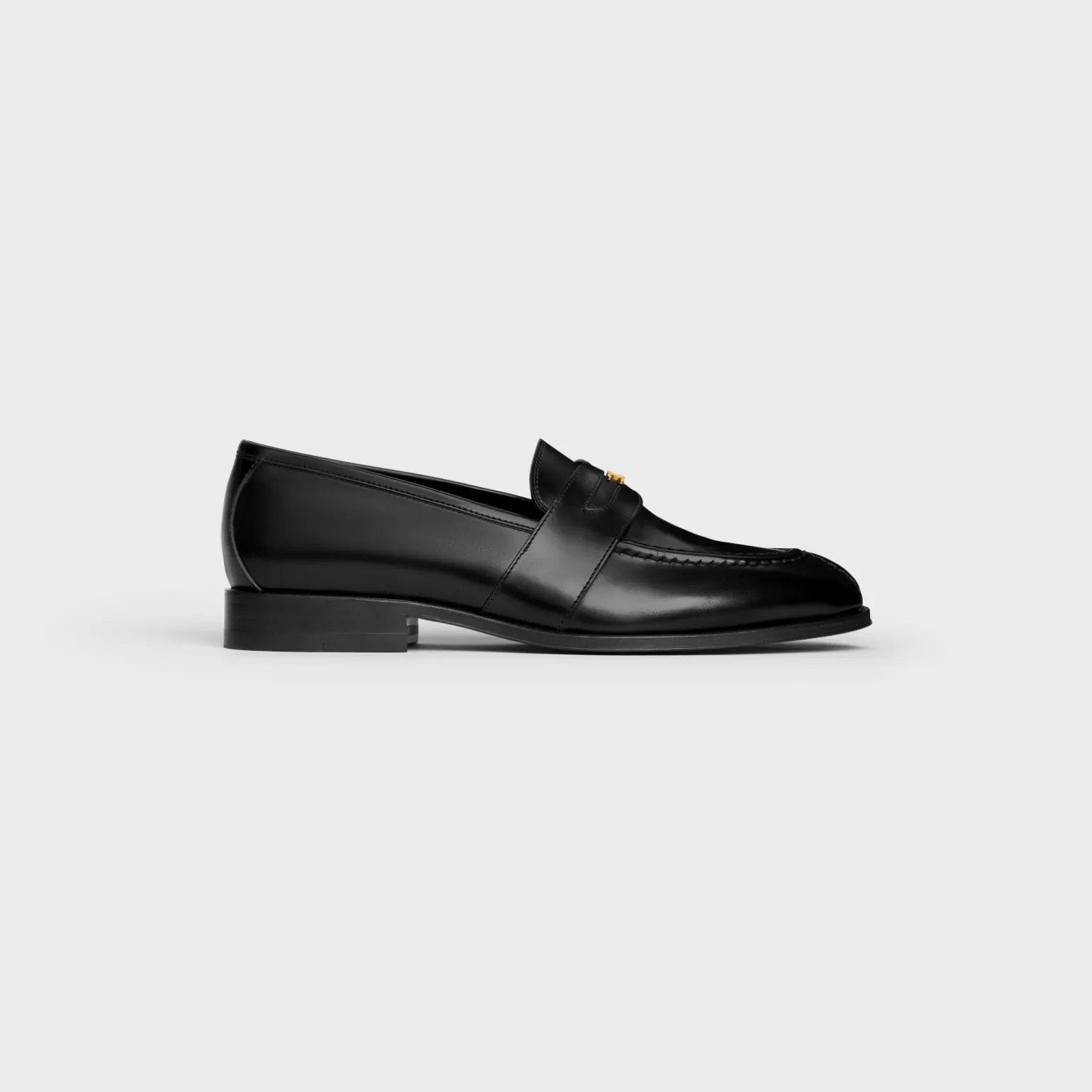 CELINE MALAQUAIS TRIOMPHE LOAFER in POLISHED BULL