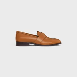 CELINE MALAQUAIS TRIOMPHE LOAFER in POLISHED BULL