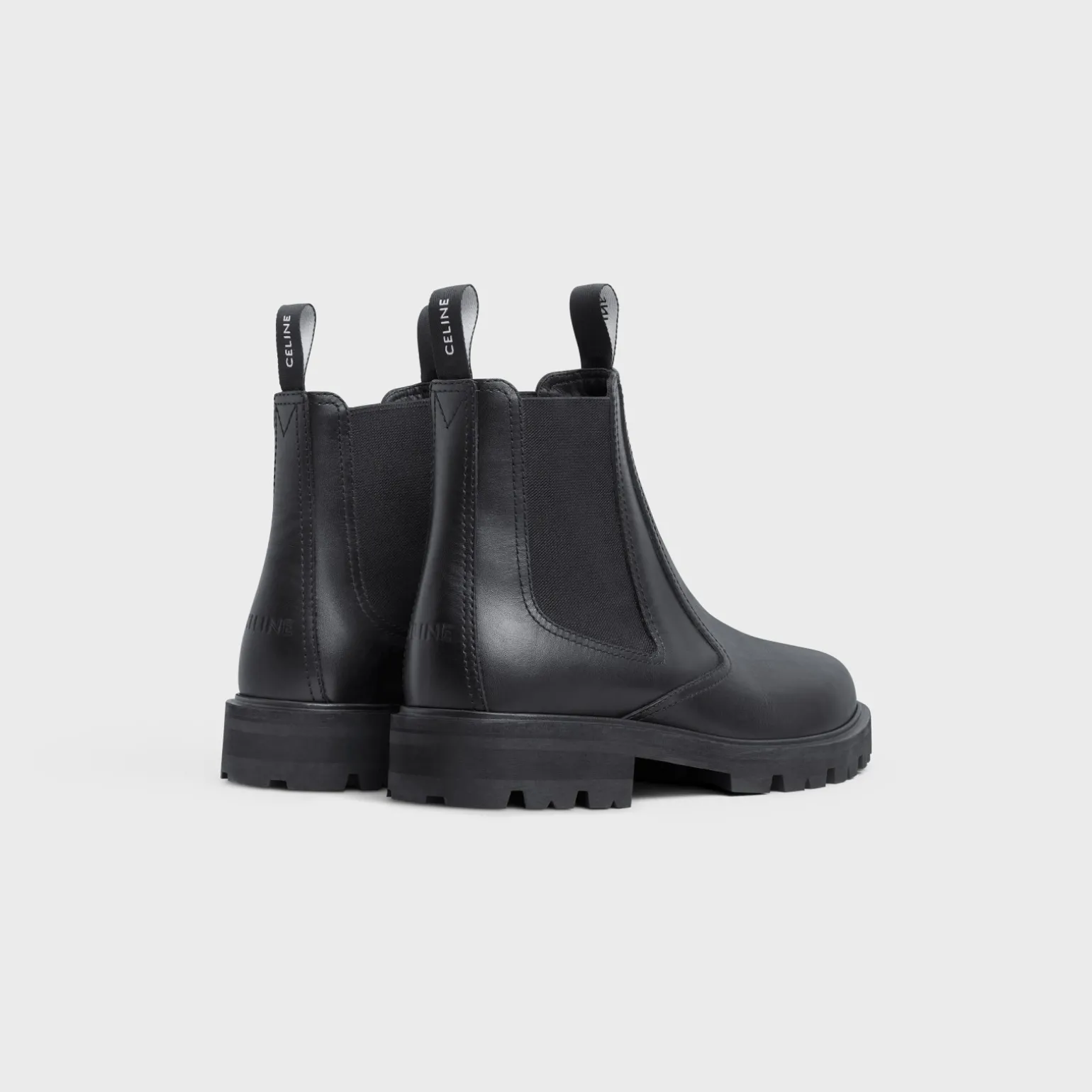 CELINE MARGARET CHELSEA BOOT in SHINY BULL
