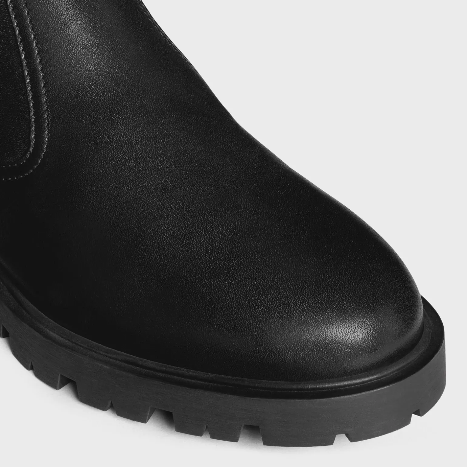 CELINE MARGARET CHELSEA BOOT WITH SHEARLING in Calfskin