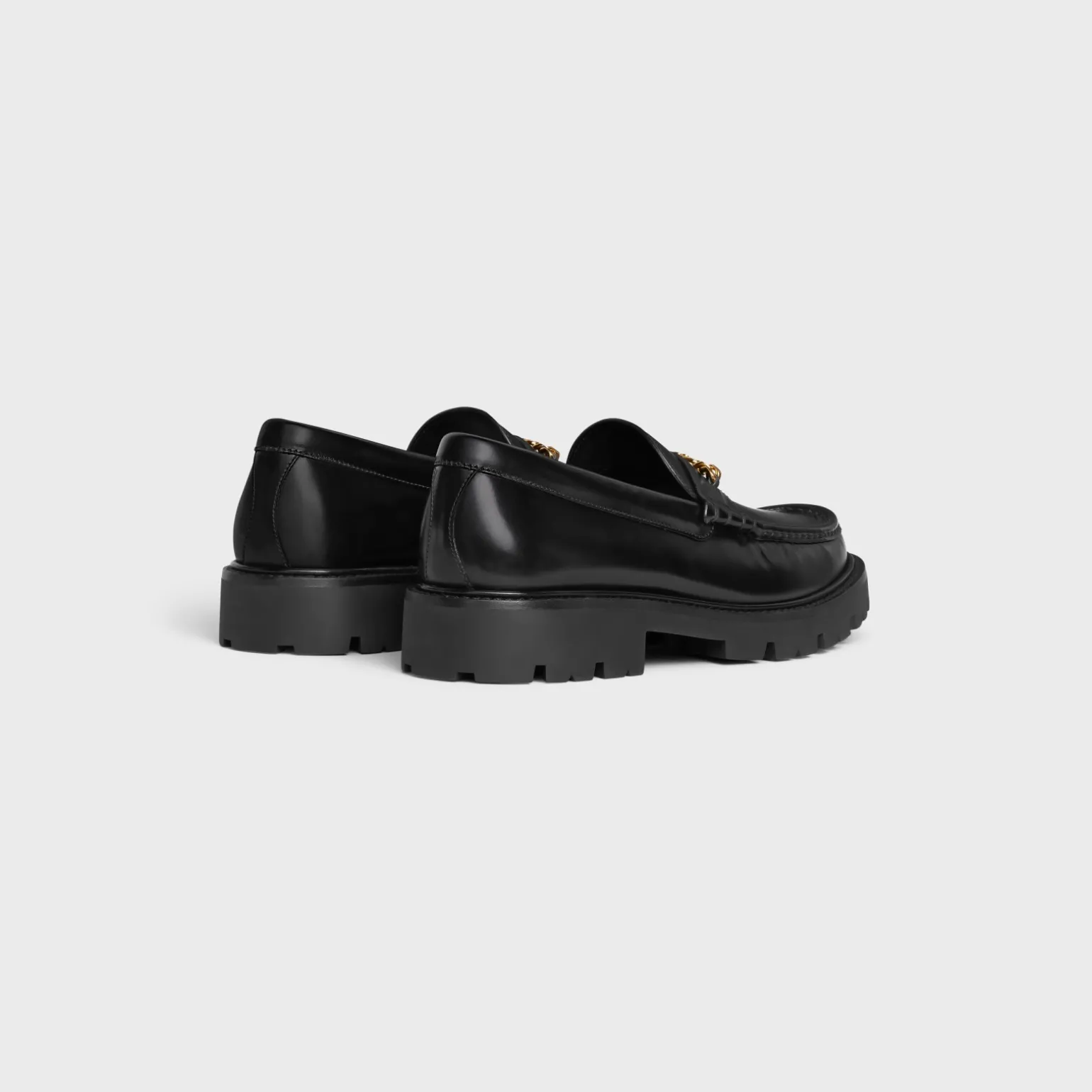 CELINE MARGARET TRIOMPHE LOAFER in POLISHED BULL