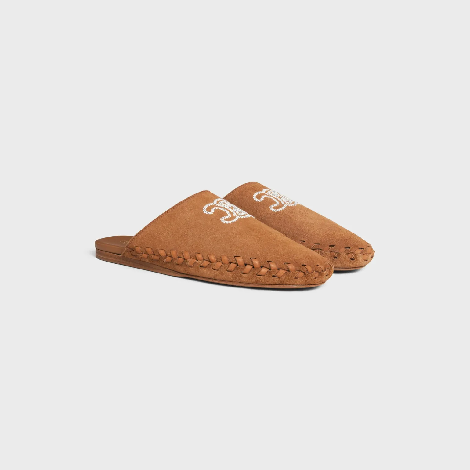CELINE MARLOU MULE in Suede Calfskin