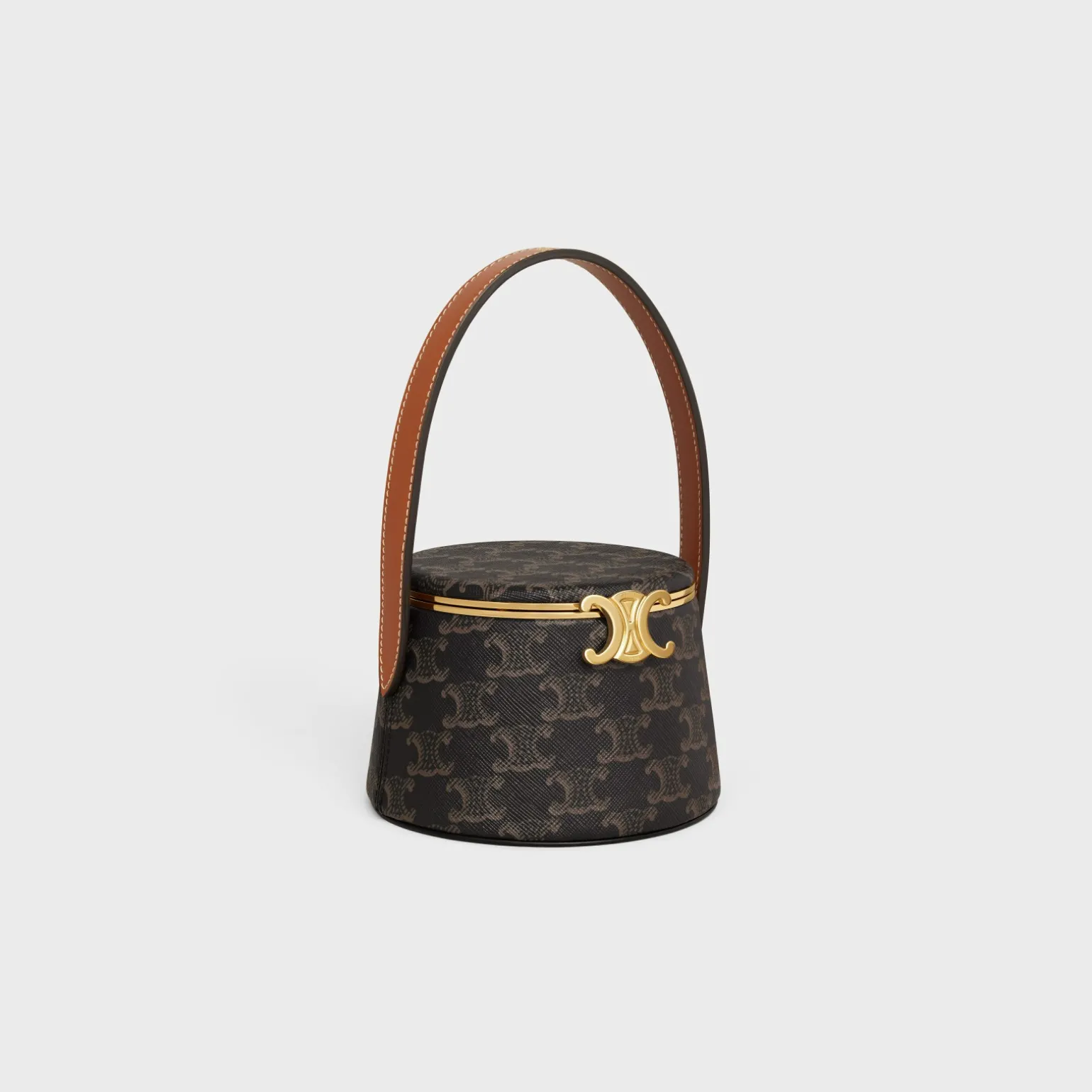CELINE NINA MINAUDIERE in LAMBSKIN WITH TRIOMPHE CANVAS PRINT AND CALFSKIN