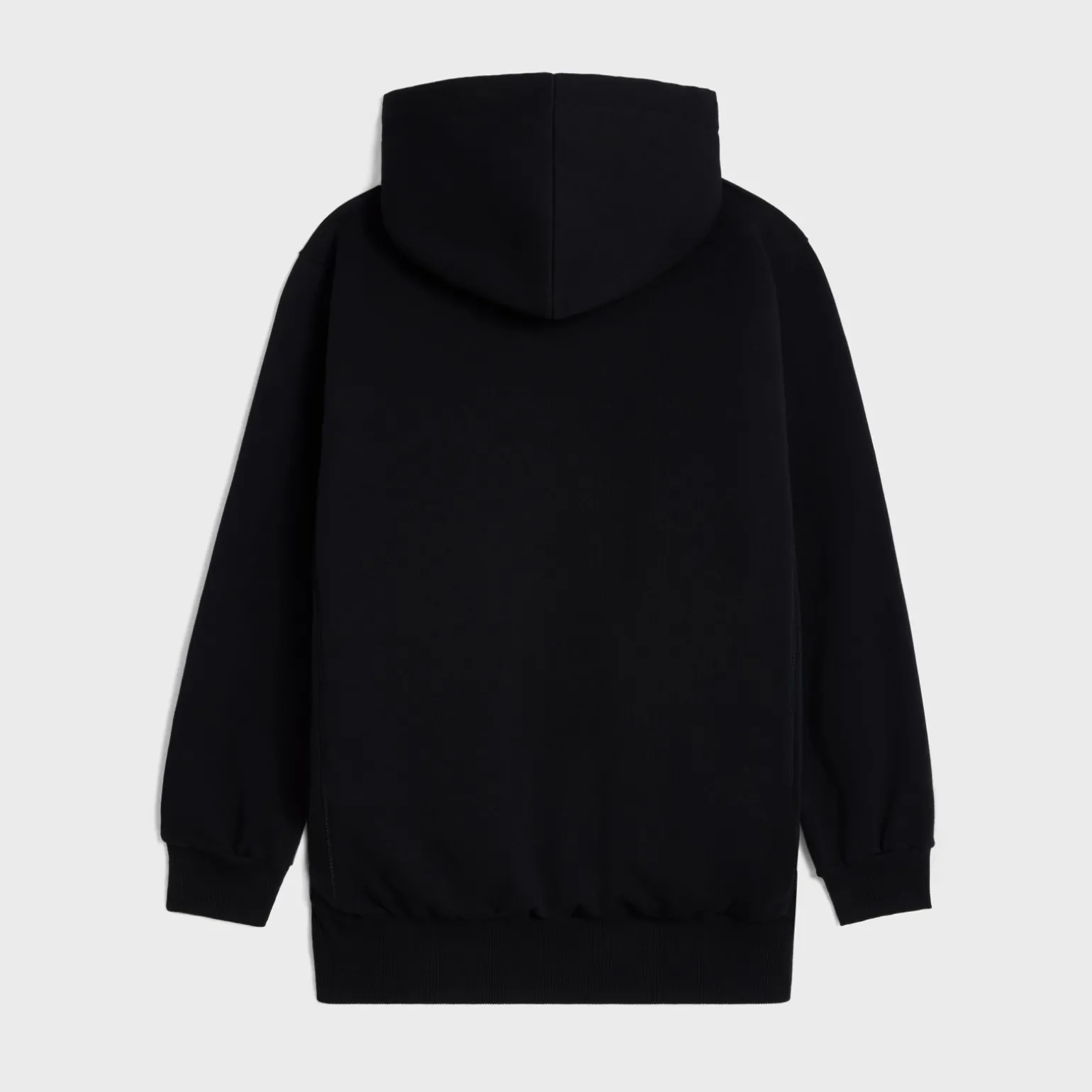 celine oversized hoodie in cotton fleece