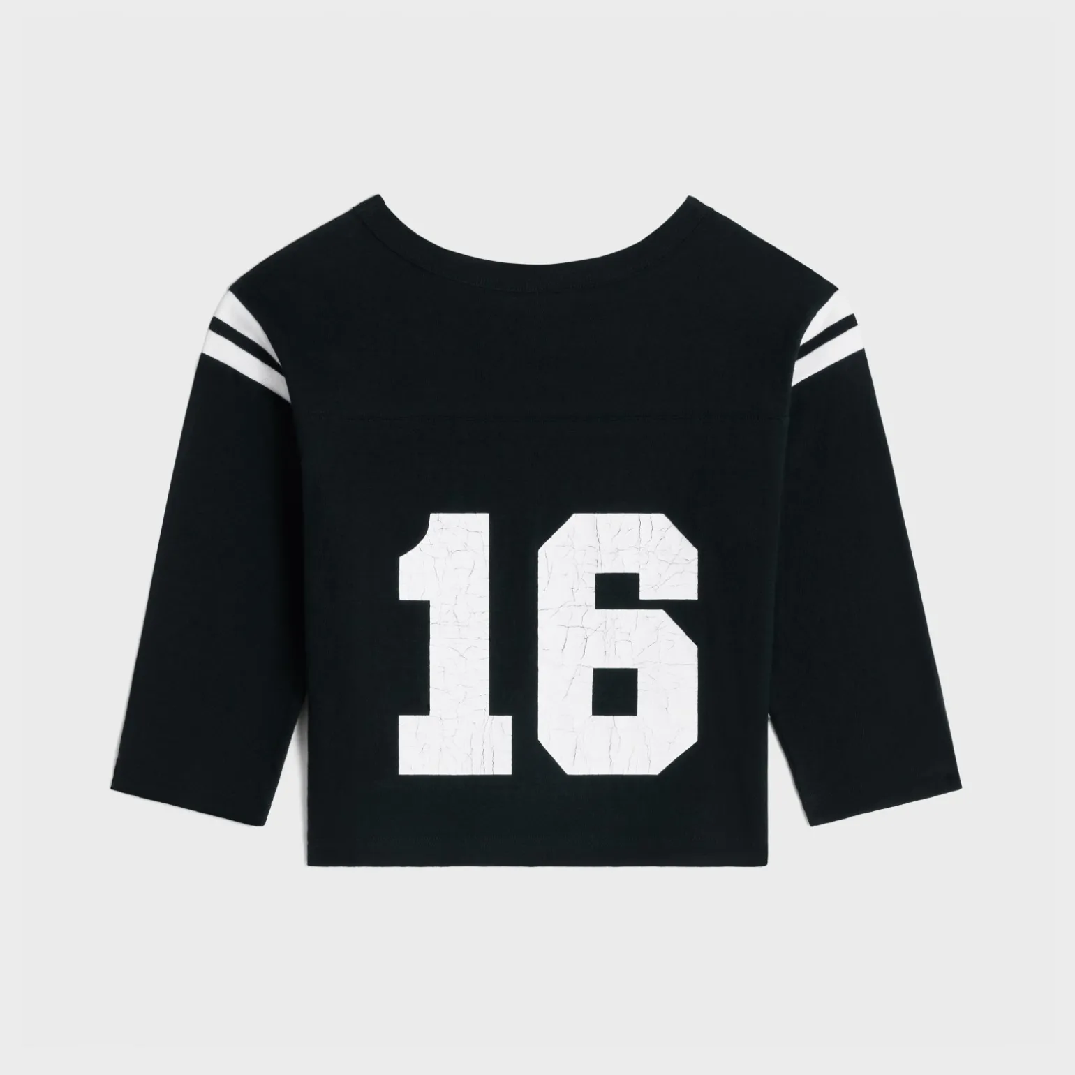 celine paris boxy t-shirt in cotton jersey