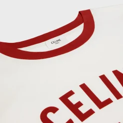 celine paris boxy T-shirt in cotton jersey