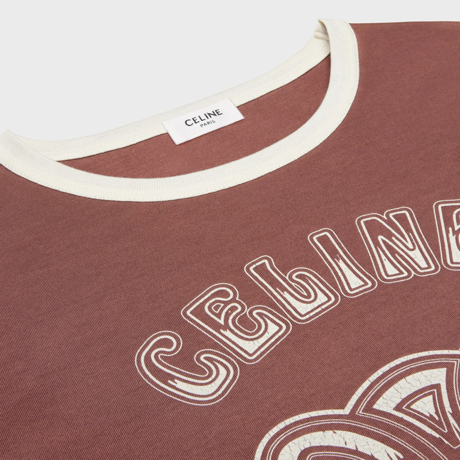 celine paris 70’s T-shirt in cotton jersey