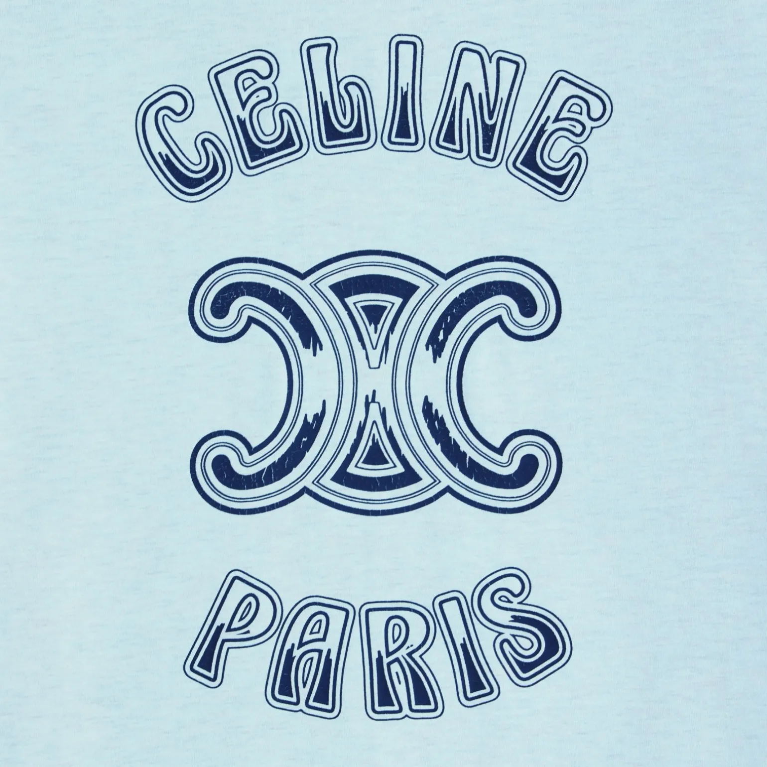 celine paris 70’s T-shirt in cotton jersey