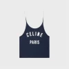celine paris tank top in cotton jersey