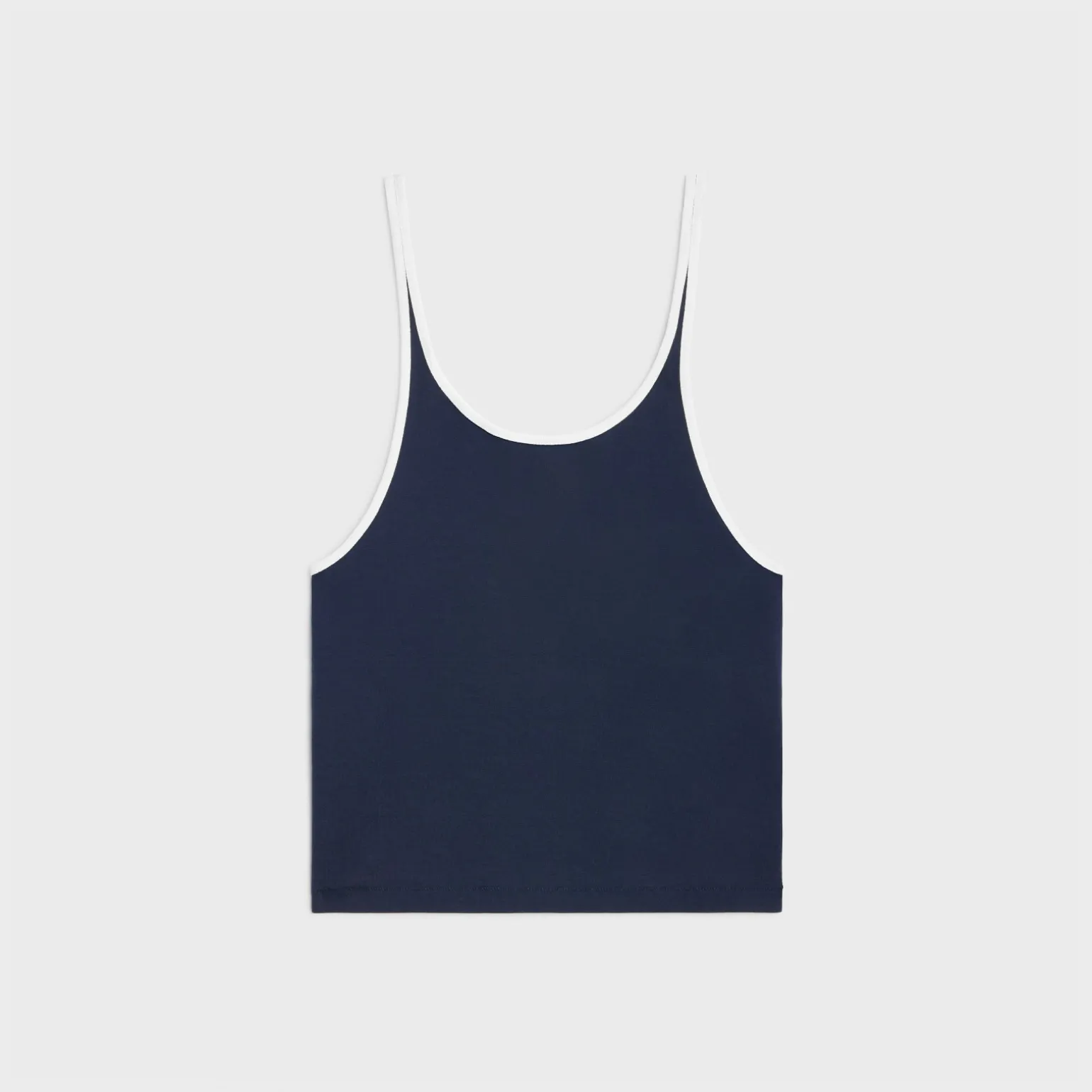 celine paris tank top in cotton jersey