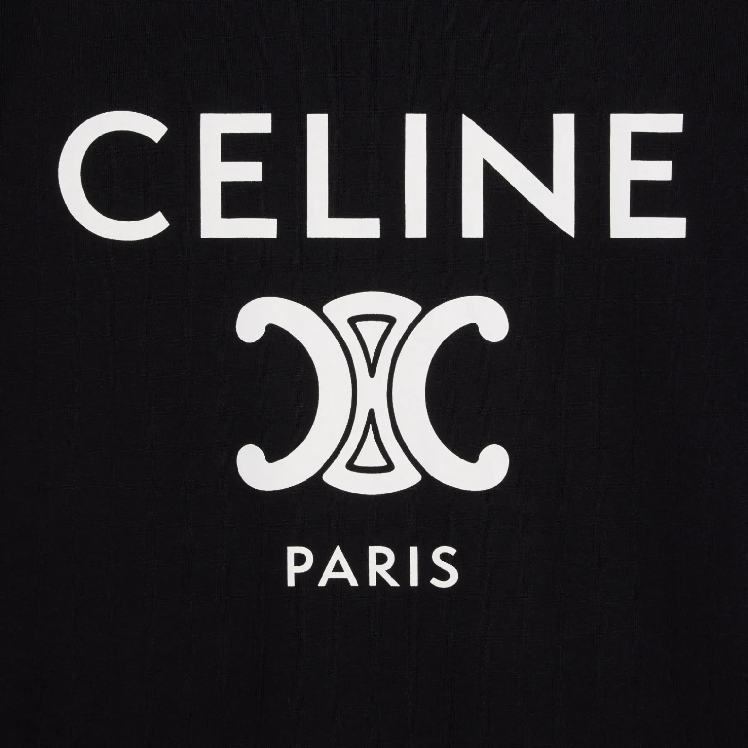 CELINE PARIS T-SHIRT IN COTTON JERSEY