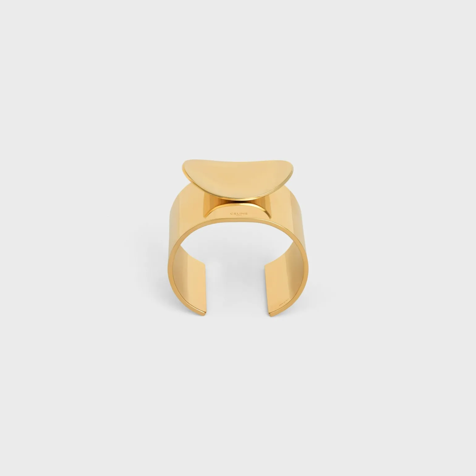 Celine Petale Cuff in Brass with Gold Finish