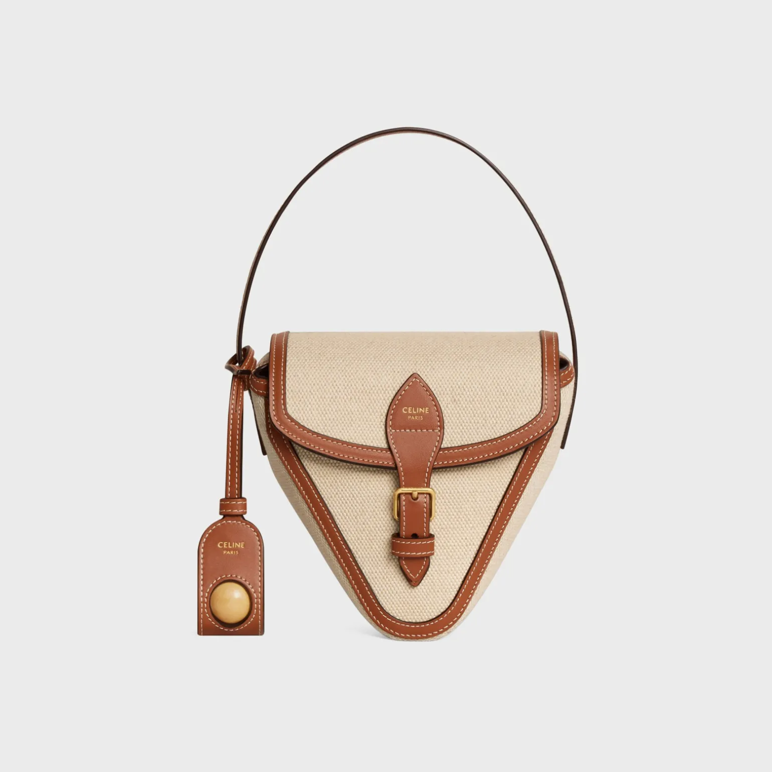 CELINE PETANQUE GAME IN TEXTILE AND CALFSKIN