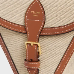 CELINE PETANQUE GAME IN TEXTILE AND CALFSKIN
