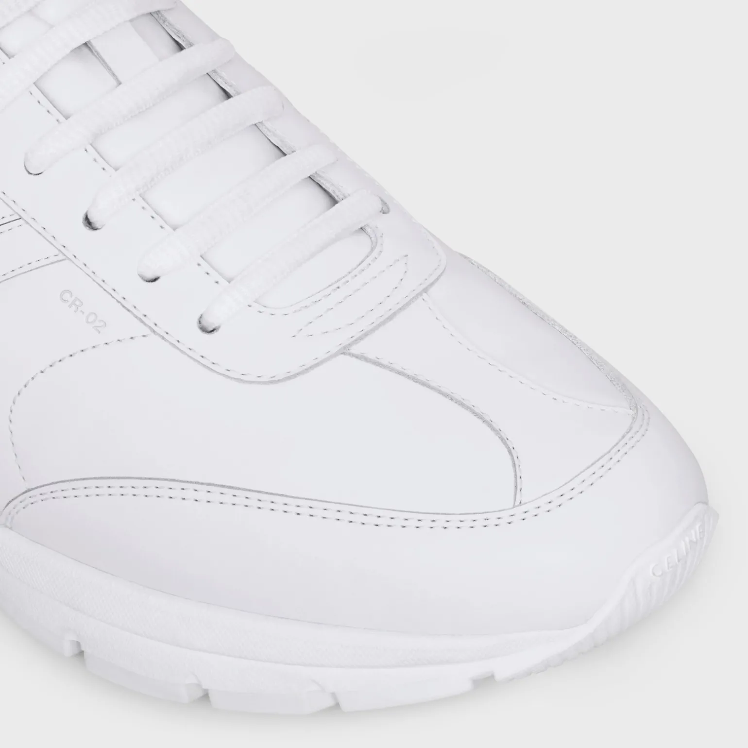 CELINE RUNNER CR-02 LOW LACE-UP SNEAKER in CALFSKIN