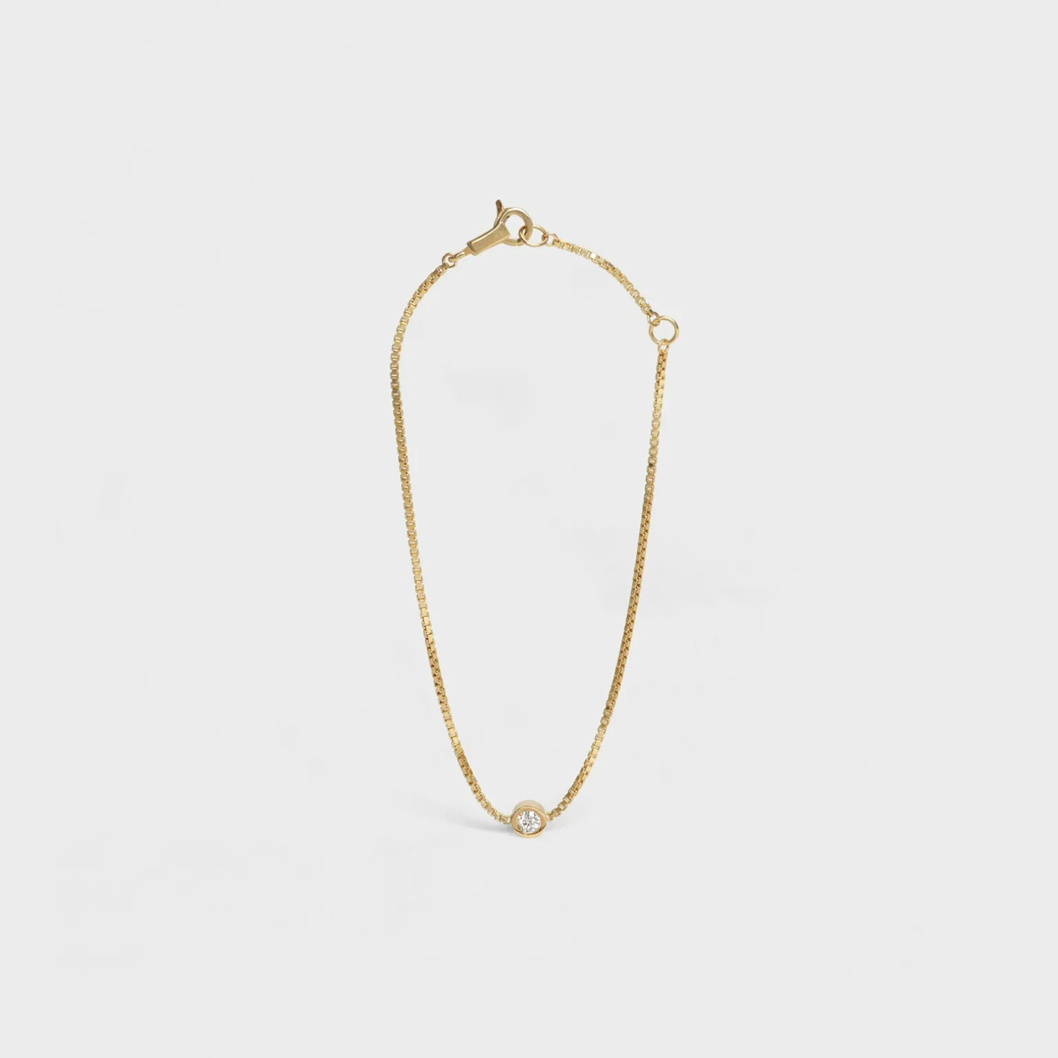 Celine Sentimental Brillant Bracelet in Yellow Gold and Diamond