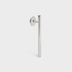Celine Sentimental Straight Earring in White Gold and Diamond