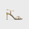 CELINE SOIR SANDAL in LAMINATED CALFSKIN