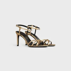 CELINE SOIR SANDAL in LAMINATED CALFSKIN