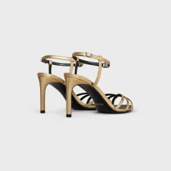 CELINE SOIR SANDAL in LAMINATED CALFSKIN