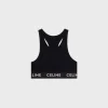 CELINE sports bra in TECHNICAL JERSEY