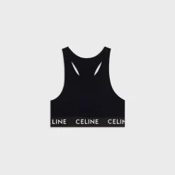 CELINE sports bra in TECHNICAL JERSEY