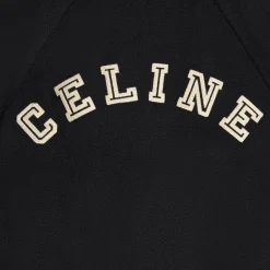 celine teddy jacket in textured wool