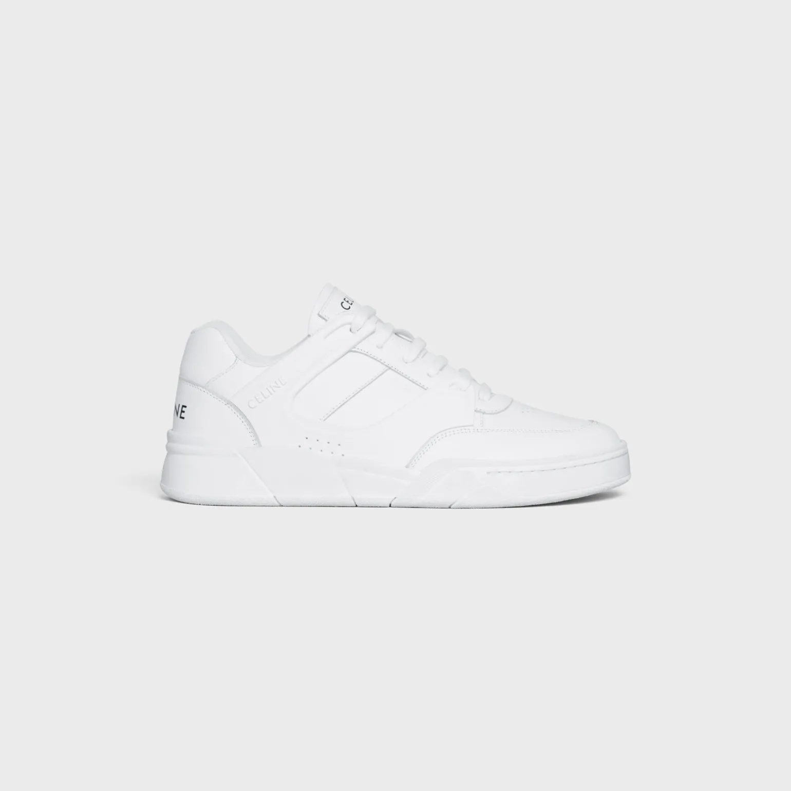 CELINE TRAINER CT-07 LOW LACE-UP SNEAKER in CALFSKIN