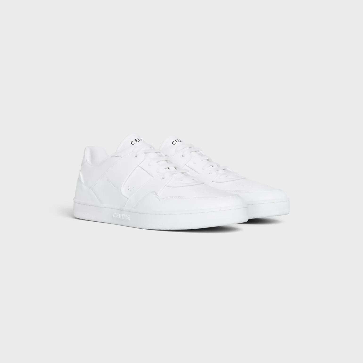CELINE TRAINER CT-04 LOW LACE-UP SNEAKER in CALFSKIN
