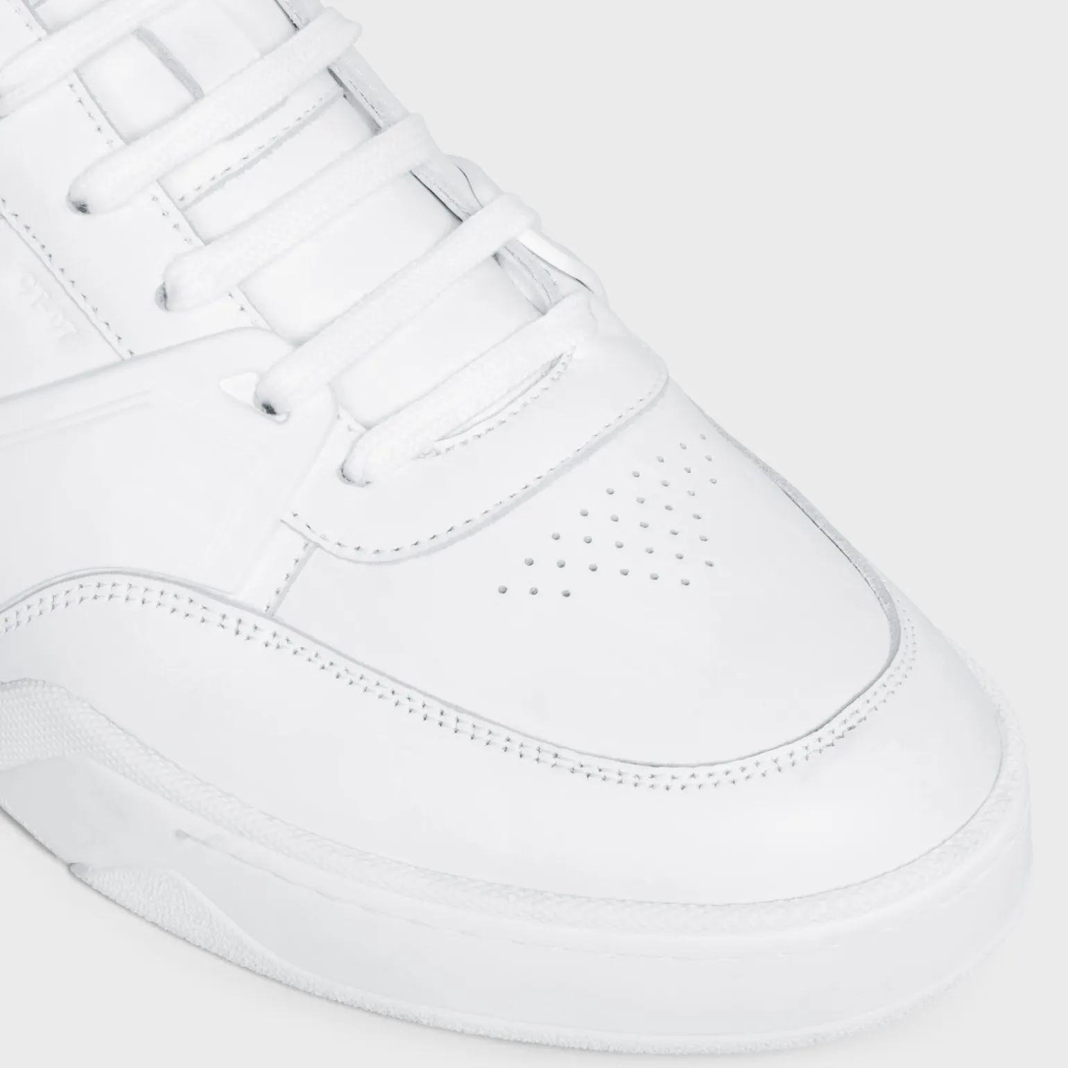 CELINE TRAINER CT-07 LOW LACE-UP SNEAKER in CALFSKIN