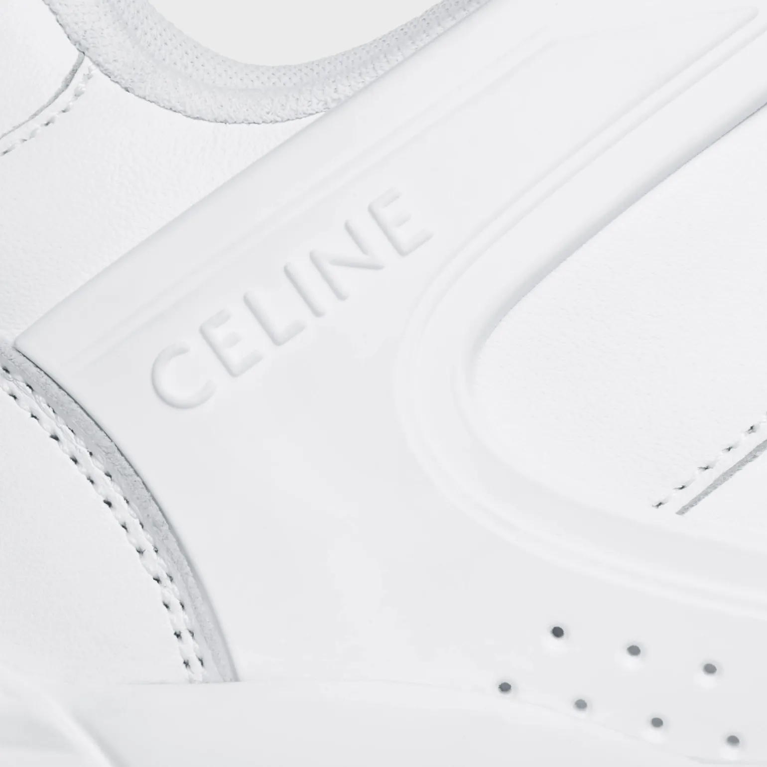 CELINE TRAINER CT-07 LOW LACE-UP SNEAKER in CALFSKIN