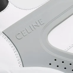 CELINE TRAINER CT-07 LOW LACE-UP SNEAKER in CALFSKIN