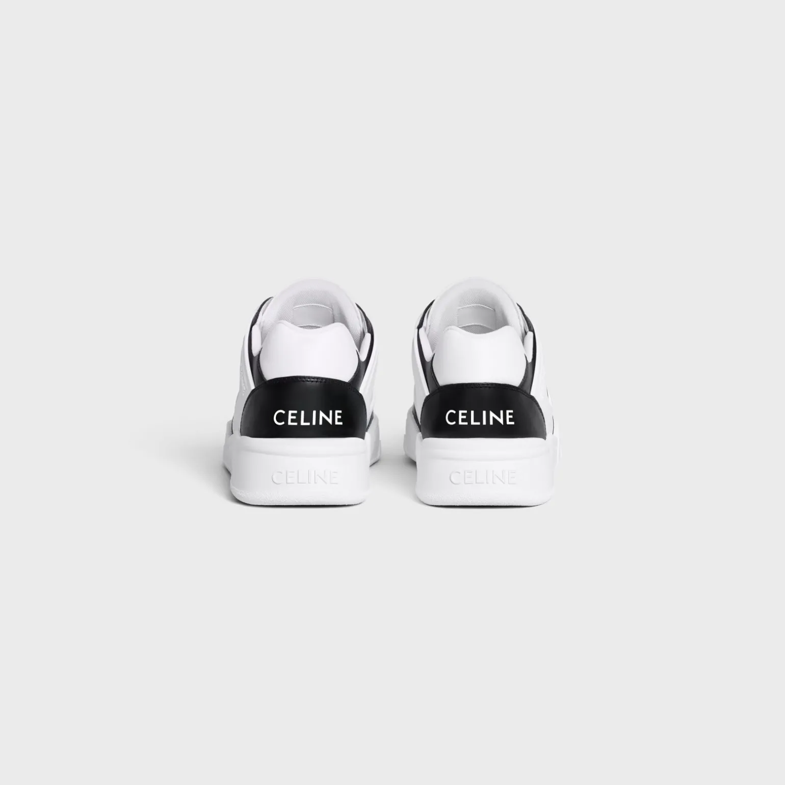 CELINE TRAINER CT-07 LOW LACE-UP SNEAKER in CALFSKIN
