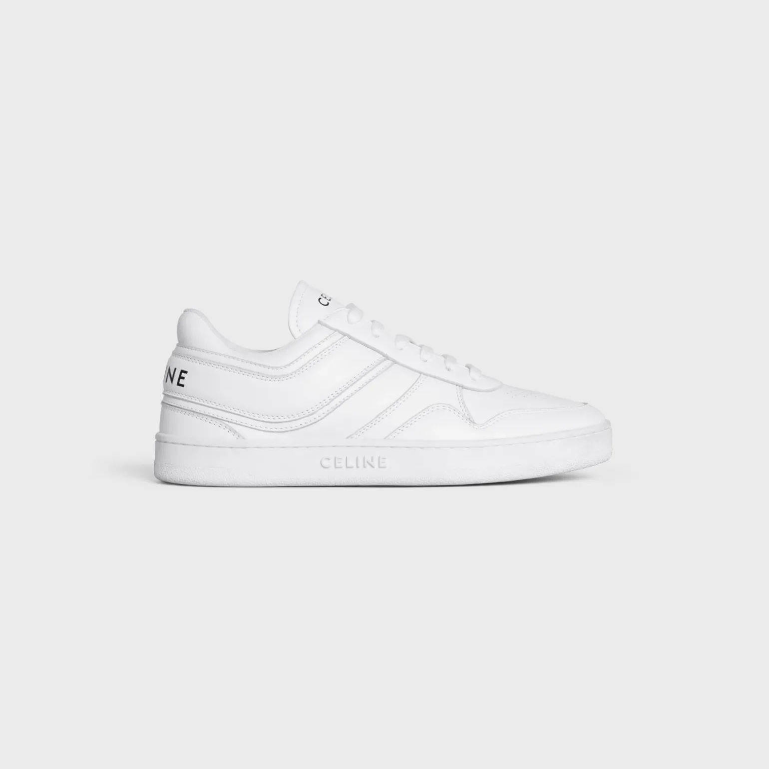 CELINE TRAINER LOW LACE-UP SNEAKER in CALFSKIN