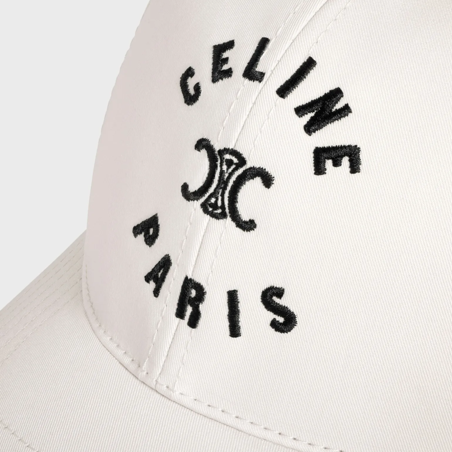 Celine Triomphe baseball cap in cotton