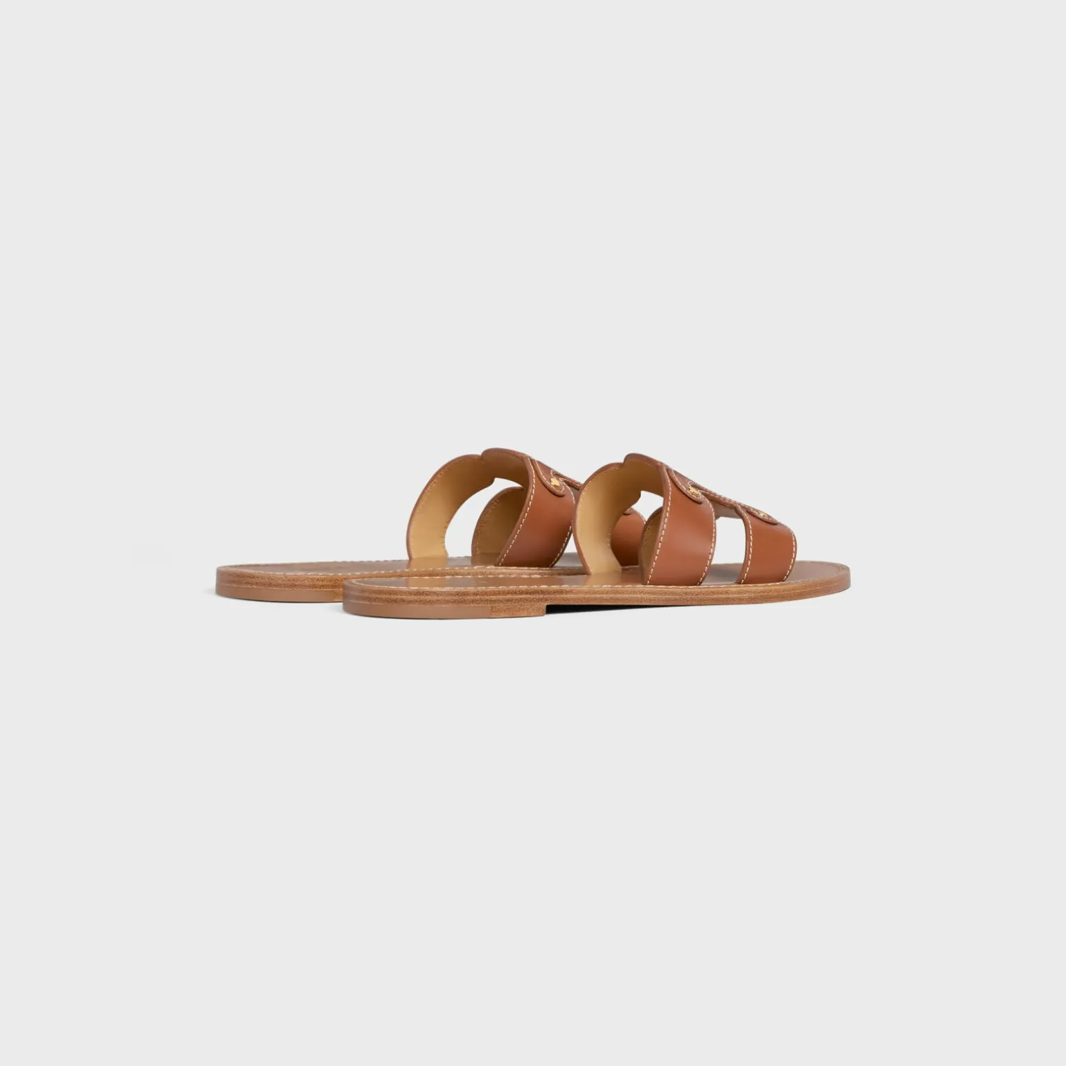 CELINE TRIOMPHE MULE in CALFSKIN