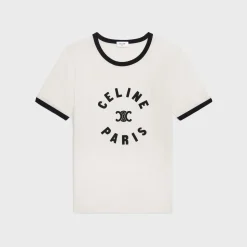 Celine Triomphe t-shirt in cotton jersey