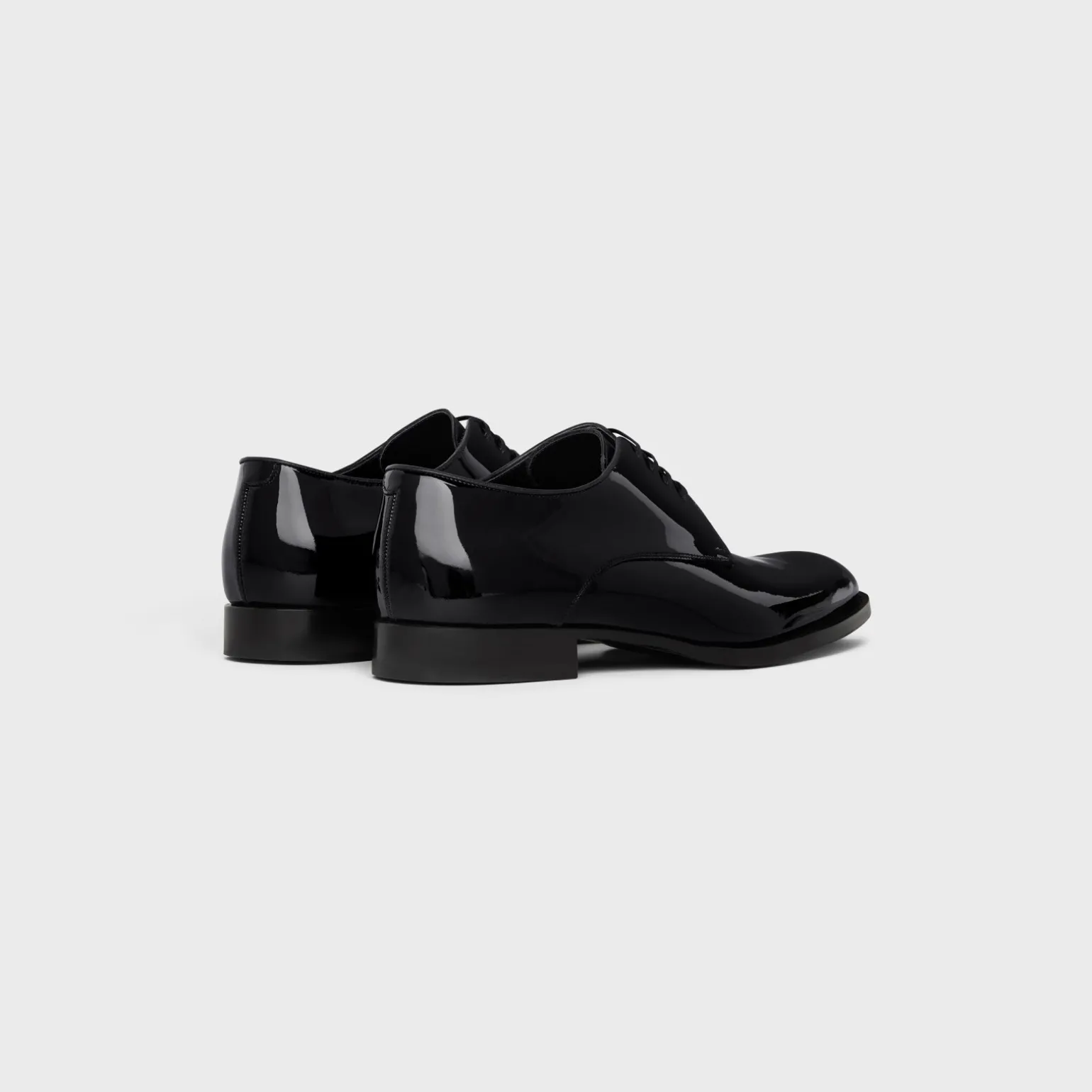 CELINE TUXEDO DERBY in Patent calfskin