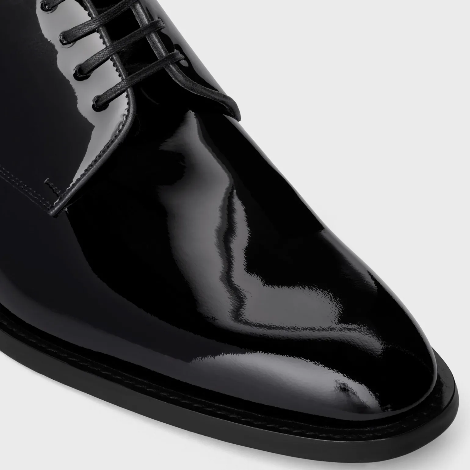 CELINE TUXEDO DERBY in Patent calfskin