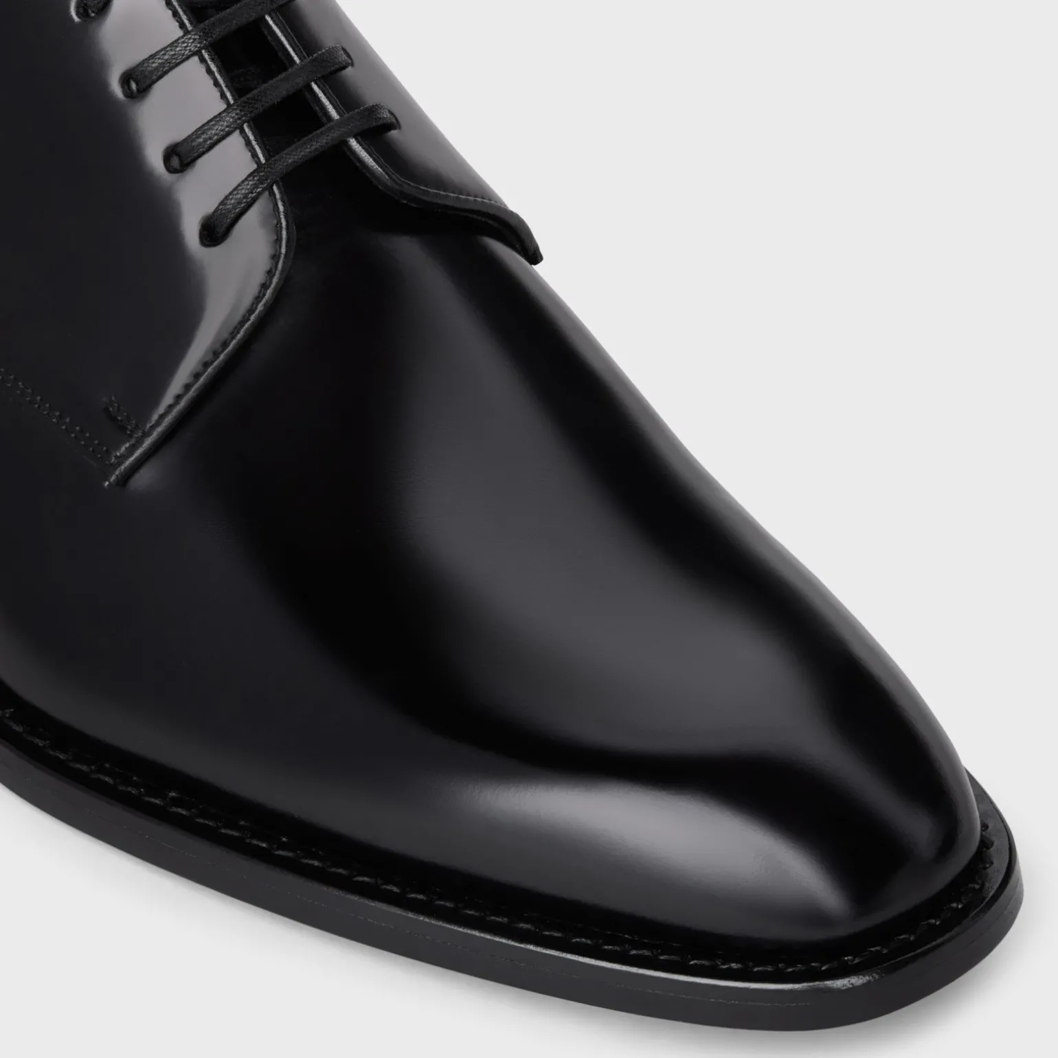 CELINE TUXEDO DERBY in POLISHED BULL