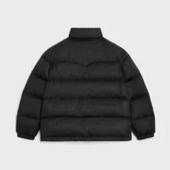 celine western down jacket in lightweight nylon