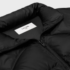 celine western down jacket in lightweight nylon