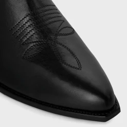 CELINE WESTERN ZIPPED BOOTS in Calfskin