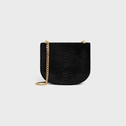 CHAIN BESACE CLEA in PYTHON EFFECT VELVET