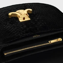 CHAIN BESACE CLEA in PYTHON EFFECT VELVET