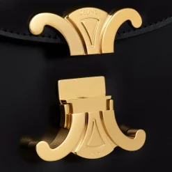 CHAIN BESACE CLEA in shiny calfskin